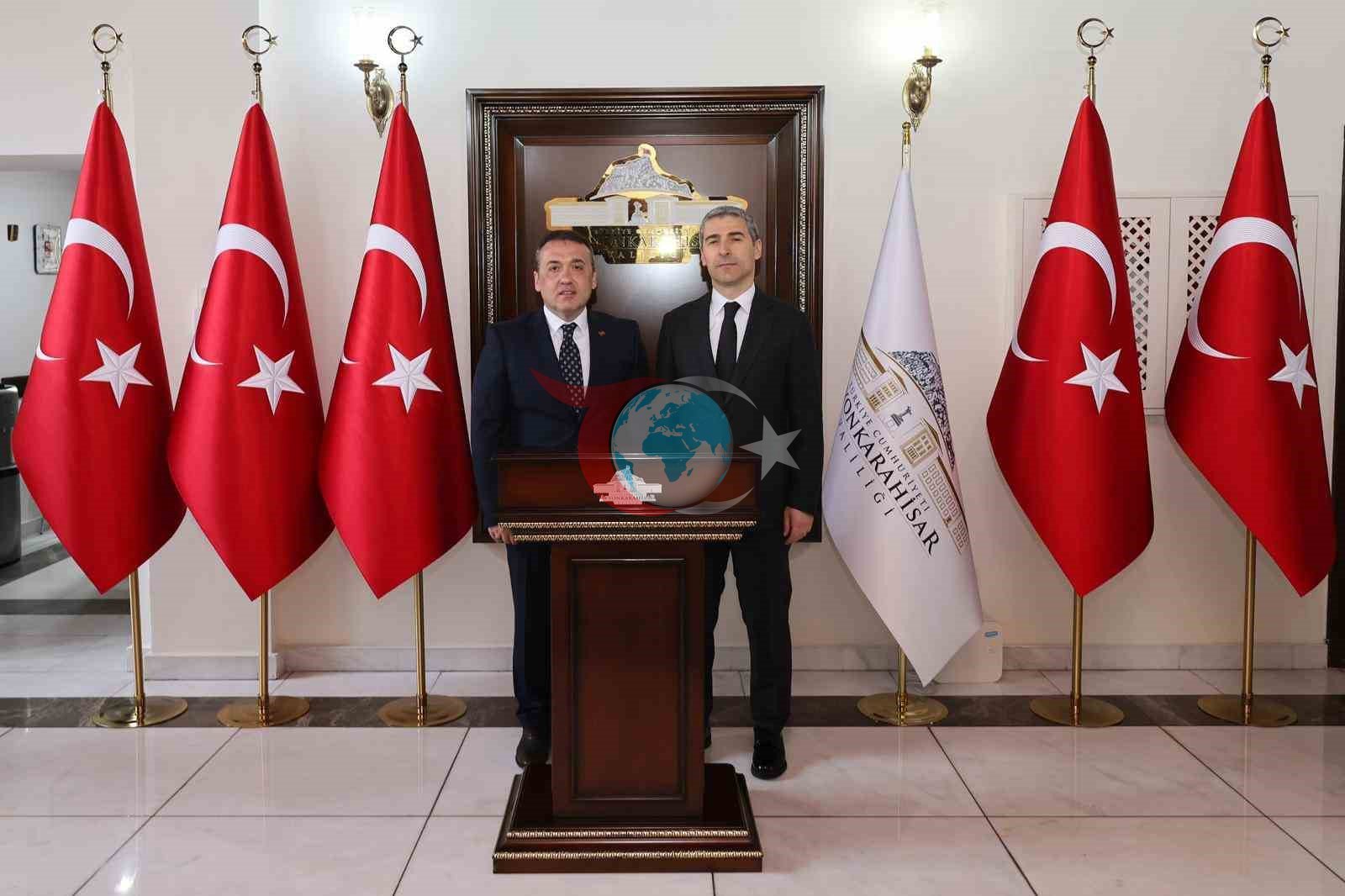 Vali Faik Oktay Sözer ikili temaslarda bulundu