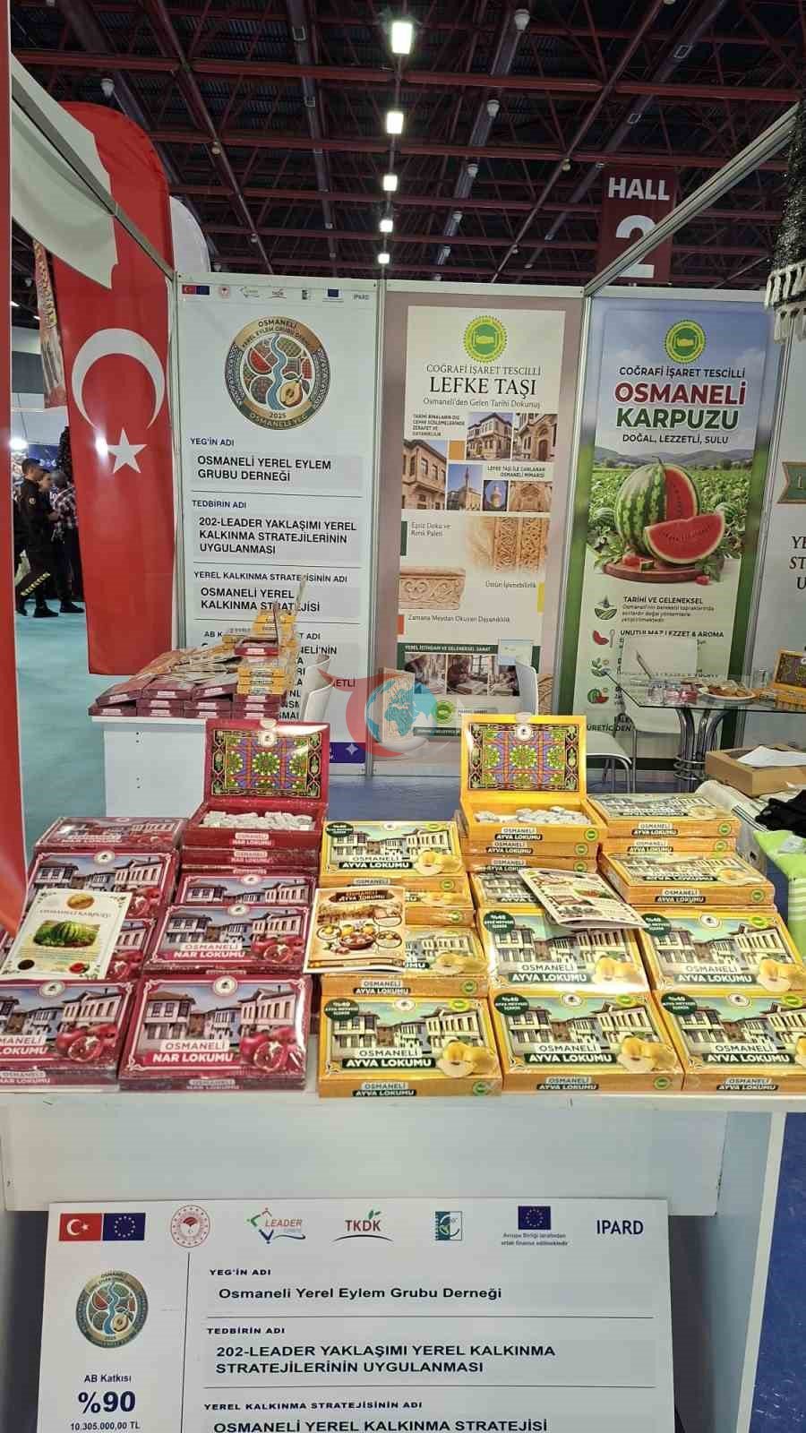 Osmaneli ürünleri YÖREX&rsquo;te vitrine çıktı
