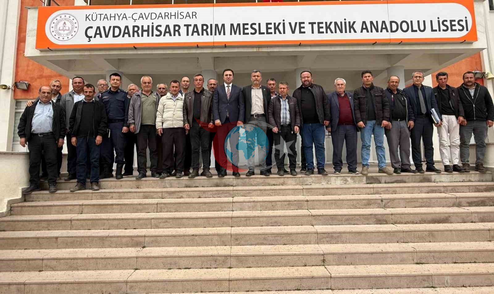 Çavdarhisar’da köylerin altyapı çalışmaları masaya yatırıldı