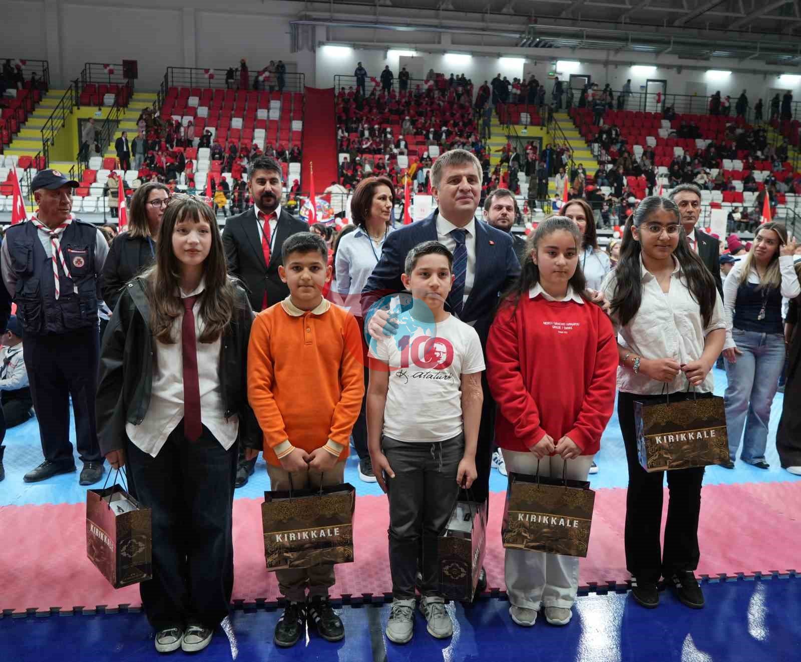 Kırıkkale’de 23 Nisan etkinlikleri renkli görüntülere sahne oldu