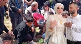 Gelin ve damat düğün günü hayatını kaybetti! Düğün yemeğini cenaze evine dağıttılar