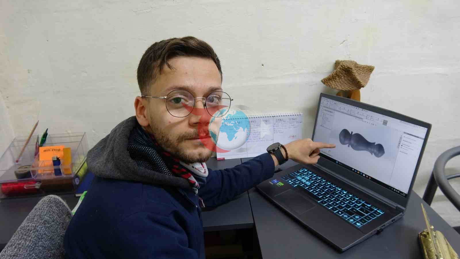 Tespih meraklısı genç hobisini ustalığa dönüştürdü