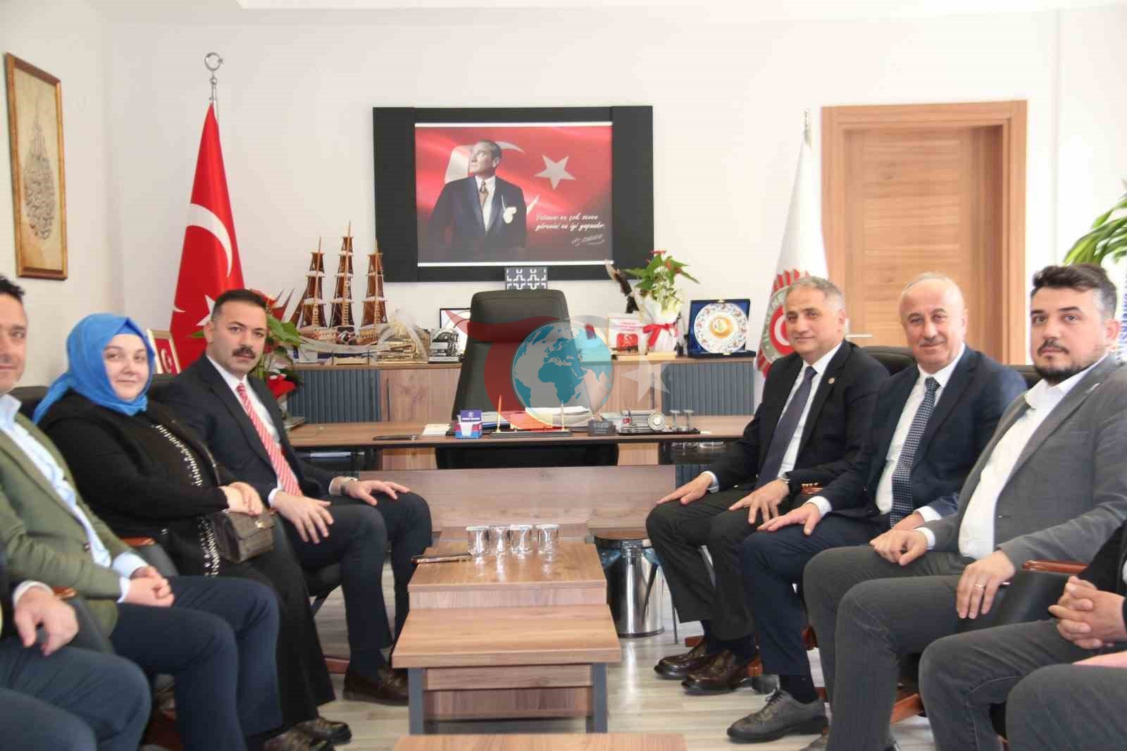 AK Parti heyetinden Karaveli&rsquo;ye ziyaret