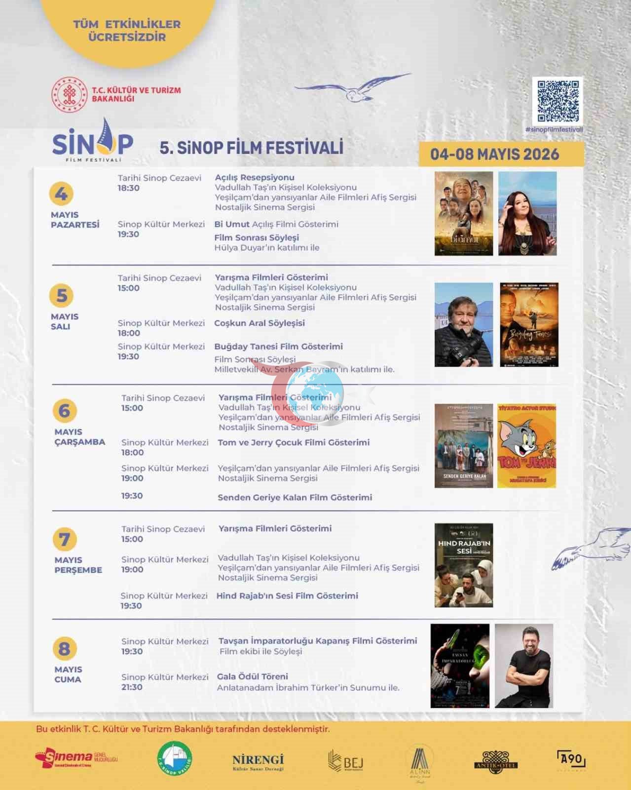 Sinop’ta sinema şöleni: 5. Film Festivali perdelerini açıyor