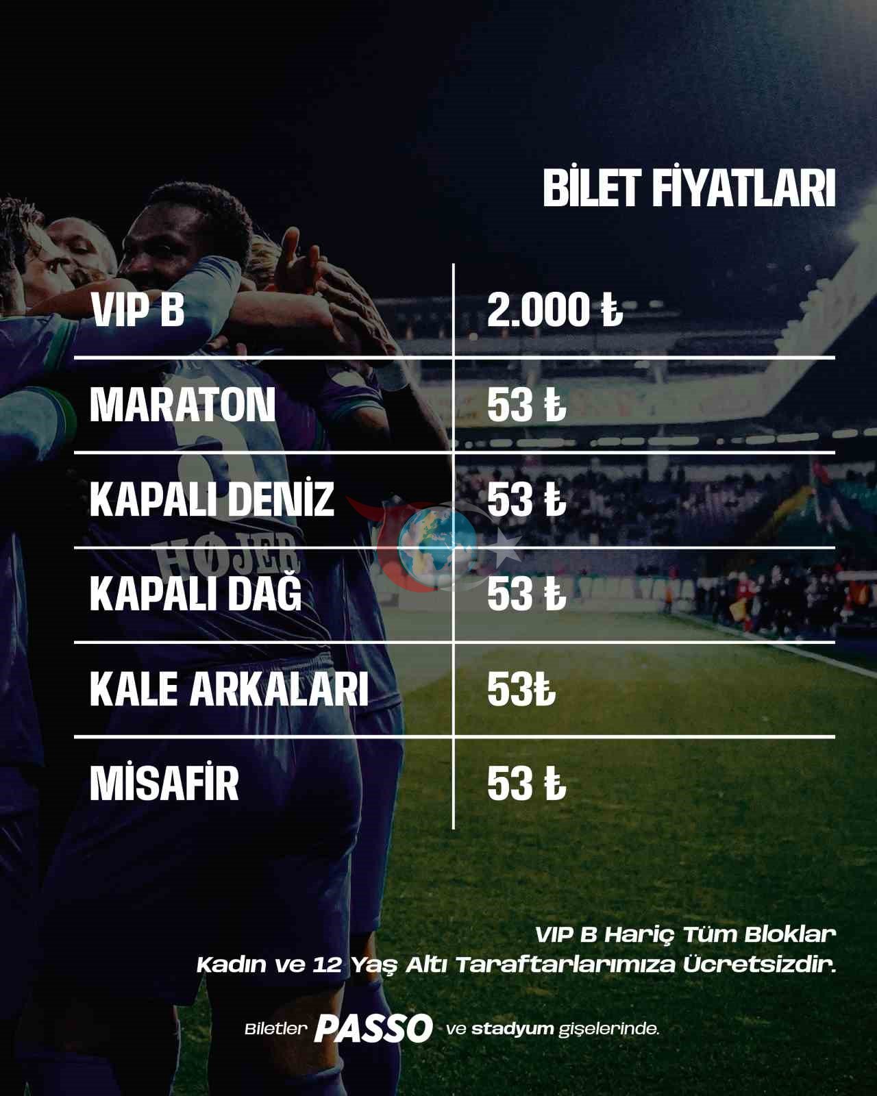Çaykur Rizespor - Konyaspor maçının biletleri 53 TL’den satışa çıktı