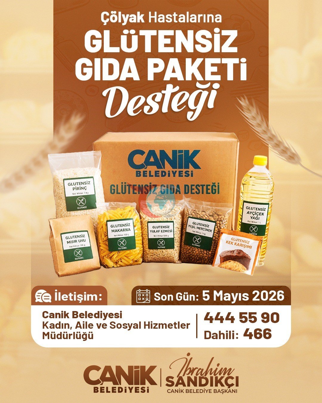 Canik Belediyesiโnden รงรถlyak hastalarฤฑna destek