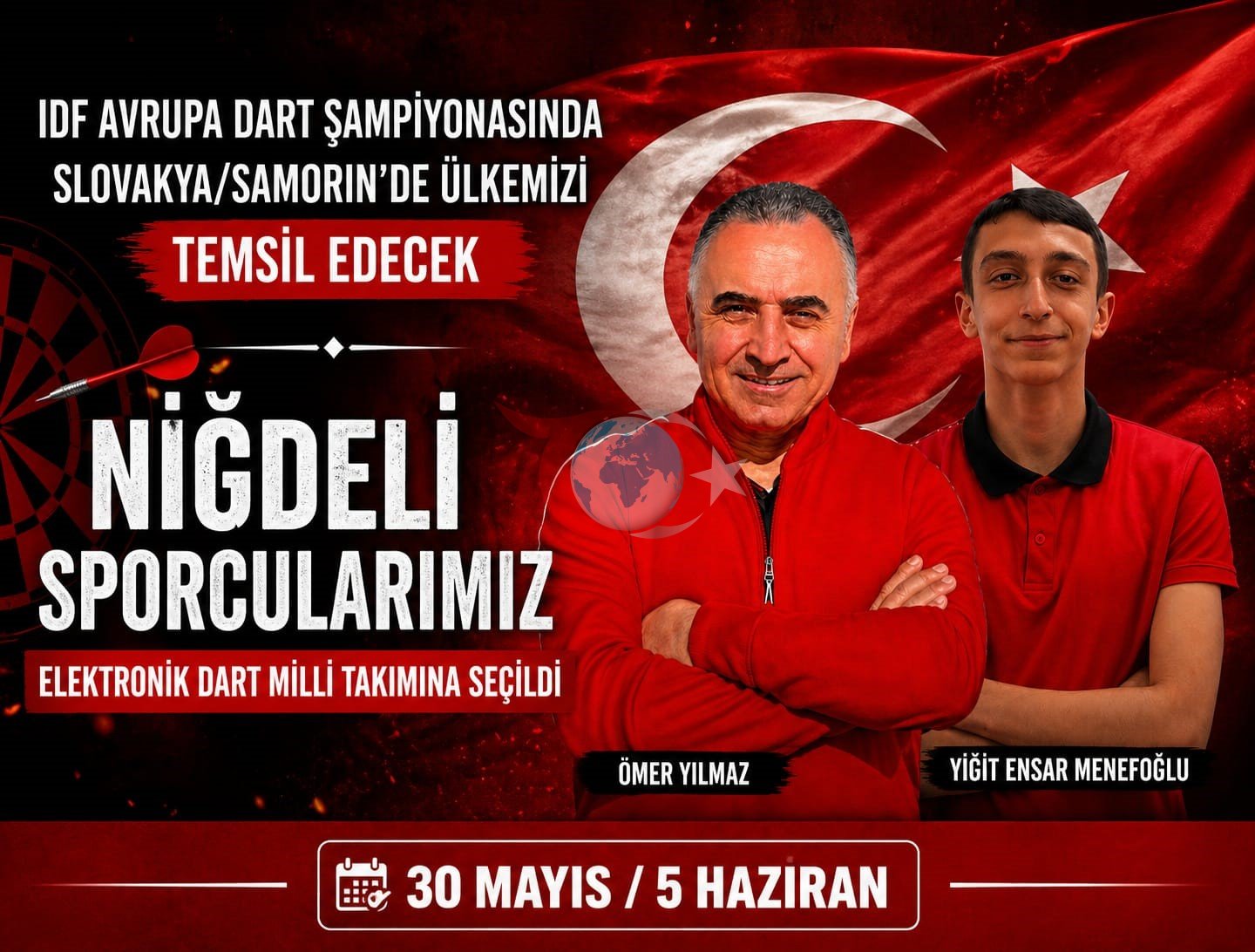 Niğdeli Sporcular Avrupa Şampiyonası İçin Slovakya'ya Gidiyor