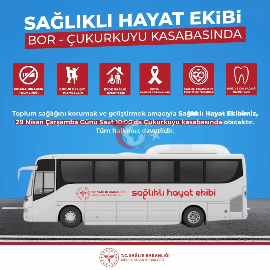 Çukurkuyu’da Mobil Sağlık Ekibinden Ücretsiz Hizmet