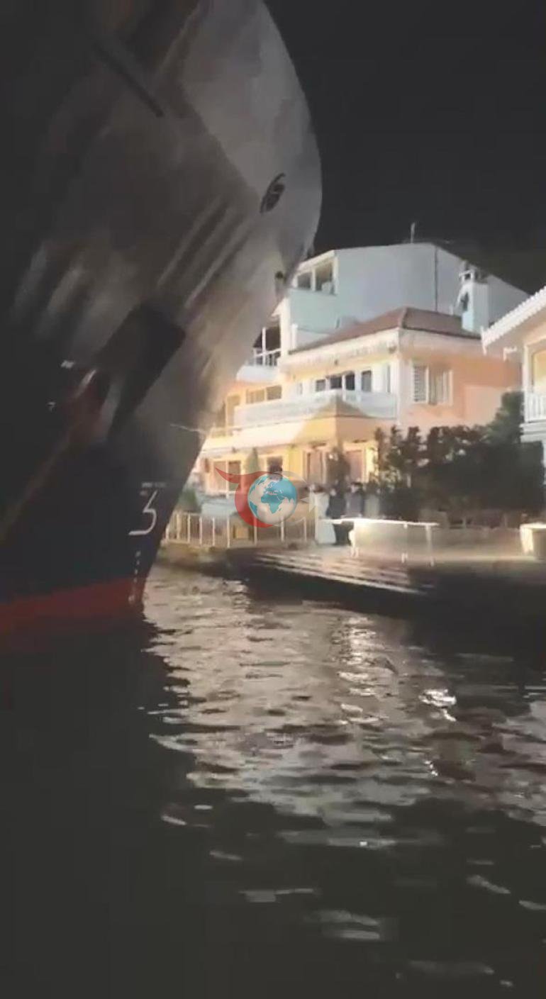 Sarıyer’de geminin hasar verdiği yalının sahibi ortaya çıktı