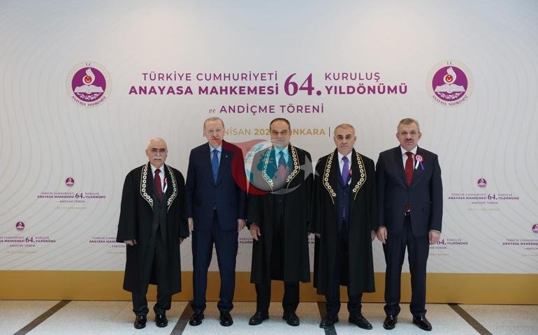 Cumhurbaşkanı Erdoğan, AYMnin 64üncü kuruluş yıl dönümü törenine katıldı