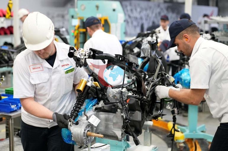 Honda Türkiye, İzmir Aliağada motosiklet üretimine başladı