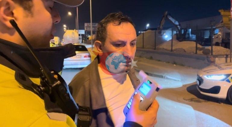 Ben ticaret erbabıyım demişti, yine alkollü yakalandı Polise hakaret etti