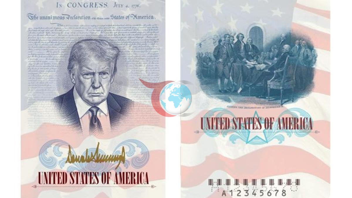 ABD'de Trump Temalı Pasaportlar Tanıtıldı