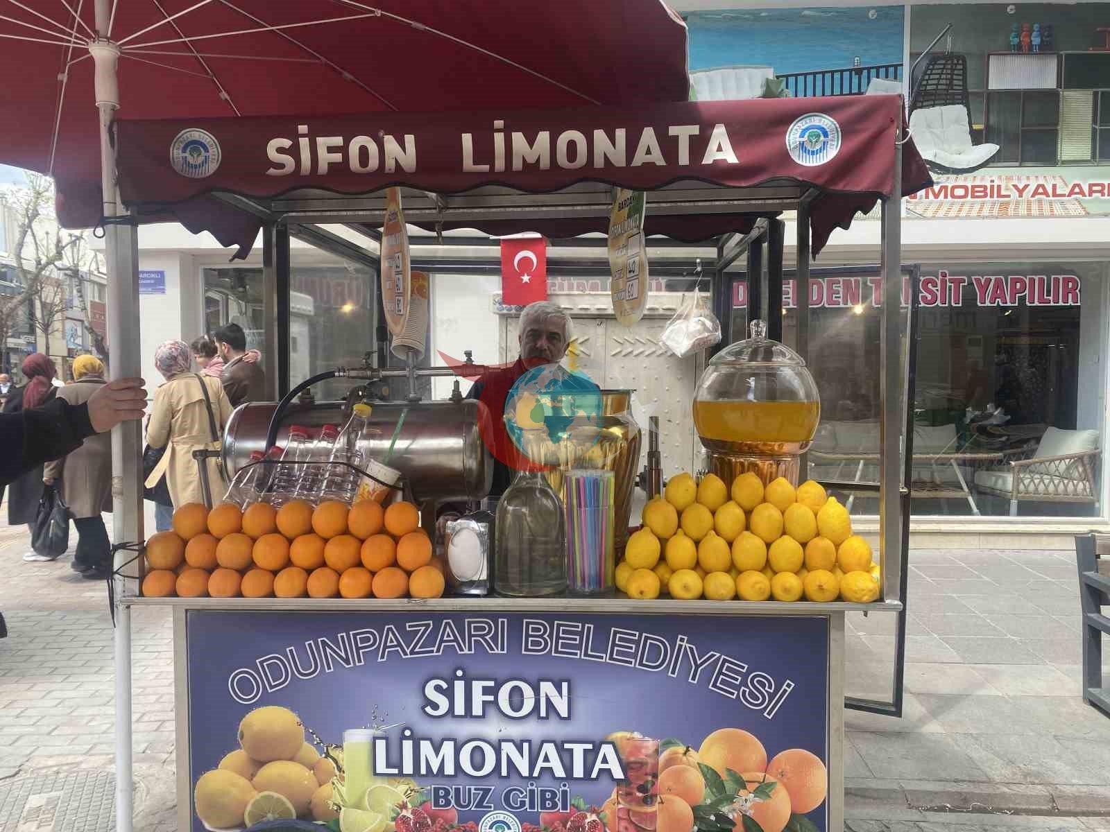 Sifon limonata satışlarının havaların ısınmasıyla birlikte artması bekleniyor