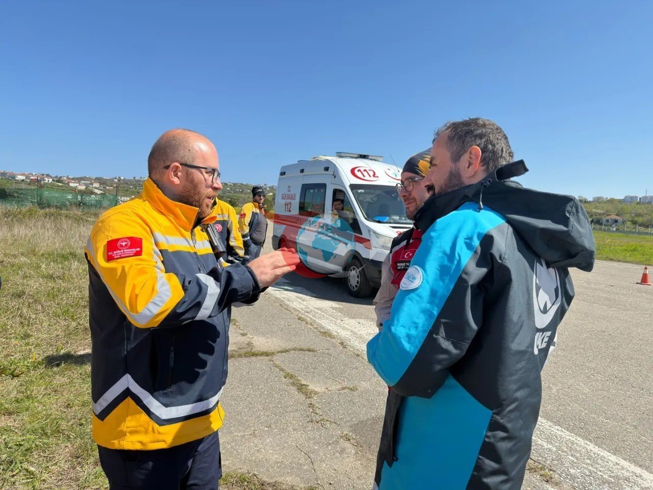 Sinop’ta ambulans sürücülerine havalimanında eğitim