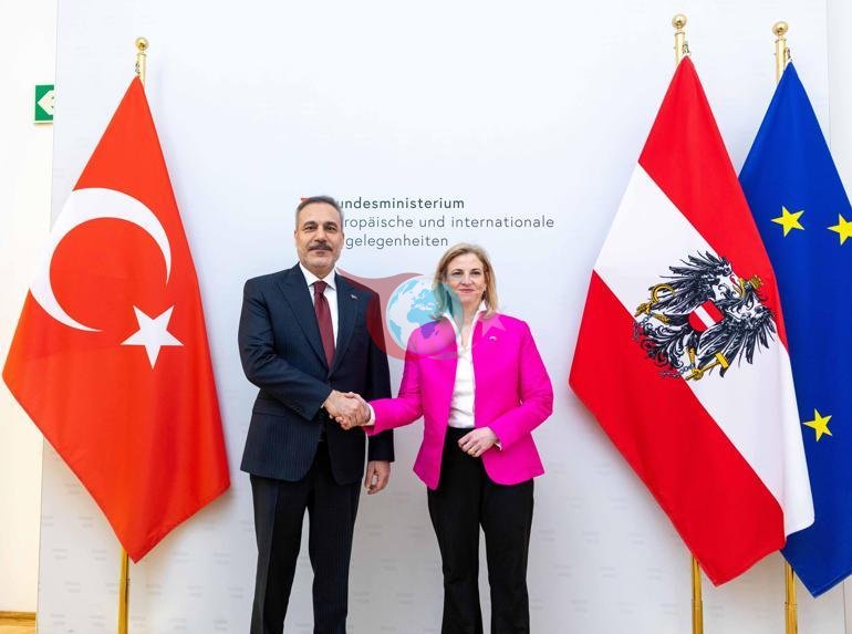 Bakan Fidan, Avusturyalı mevkidaşı Meinl-Reisinger ile bir araya geldi