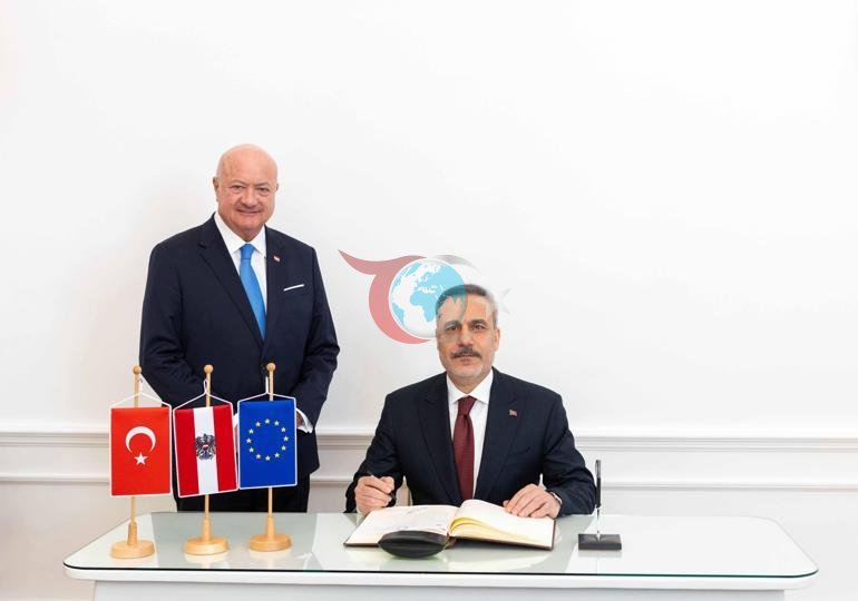 Dışişleri Bakanı Fidan, Avusturya Şansölyesi Stocker ile görüştü