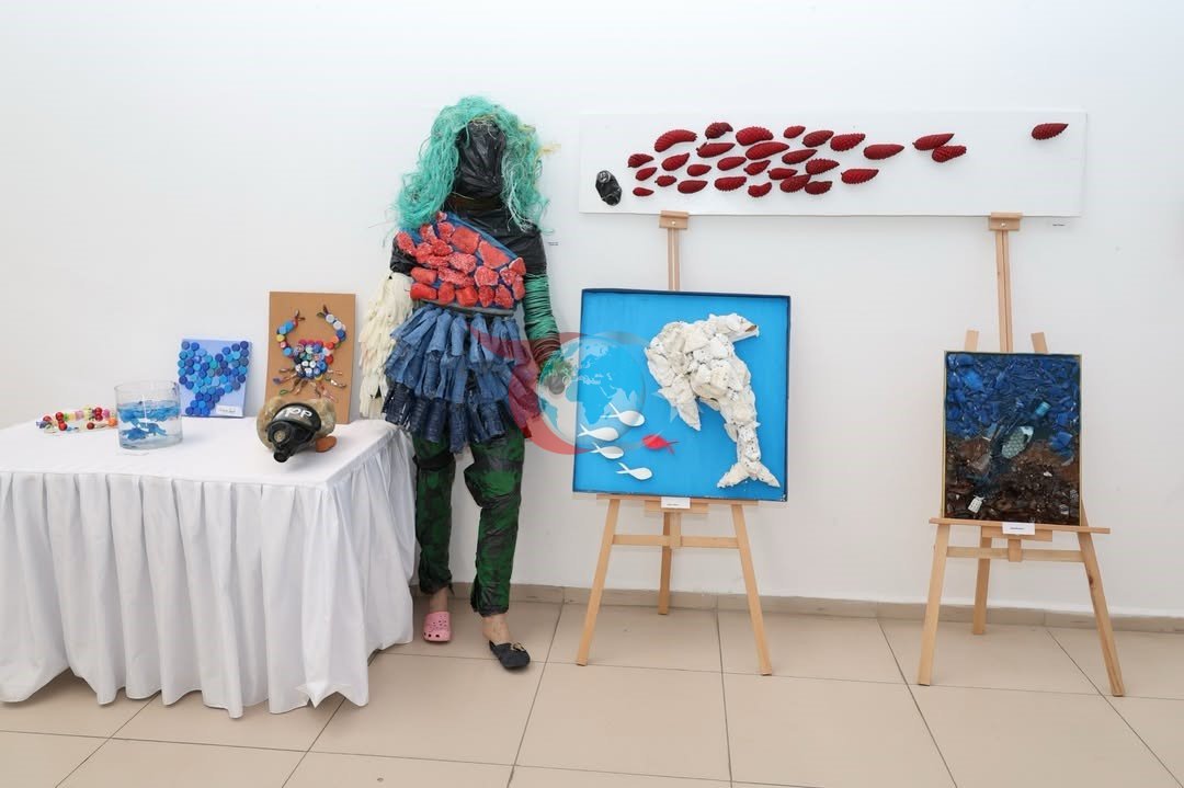 Sinop’ta deniz atıkları sanata dönüştü