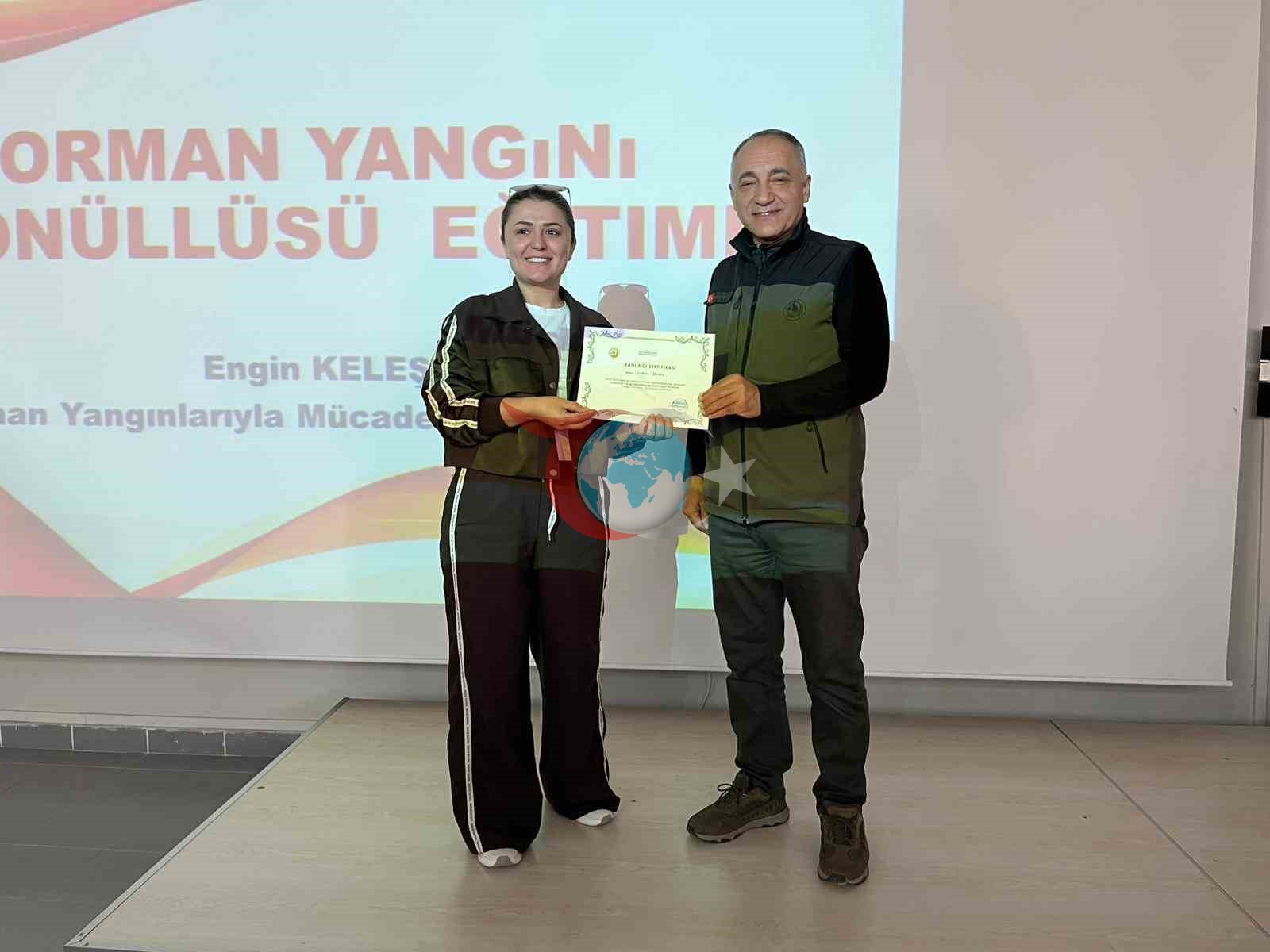 Vezirköprü MYO’da Yangın Gönüllüsü Eğitimi