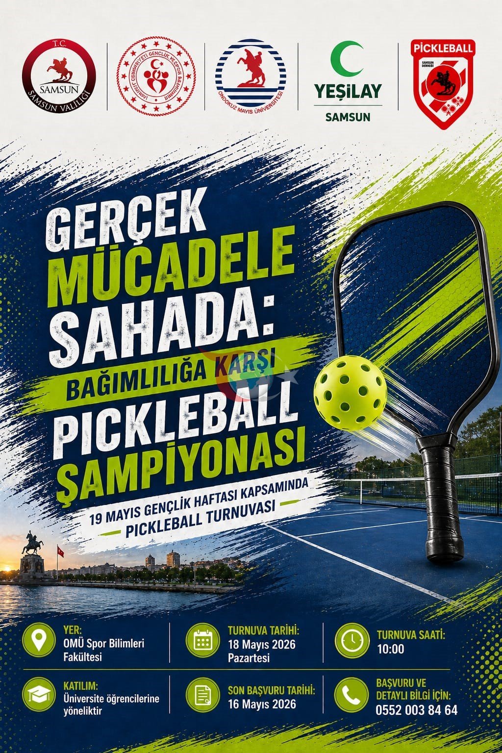 Samsunโda Pickleball ลampiyonasฤฑ dรผzenlenecek