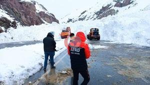 Van-Hakkari yolunda çığ felaketi Gece boyunca süren kritik müdahale sonrası yol açıldı