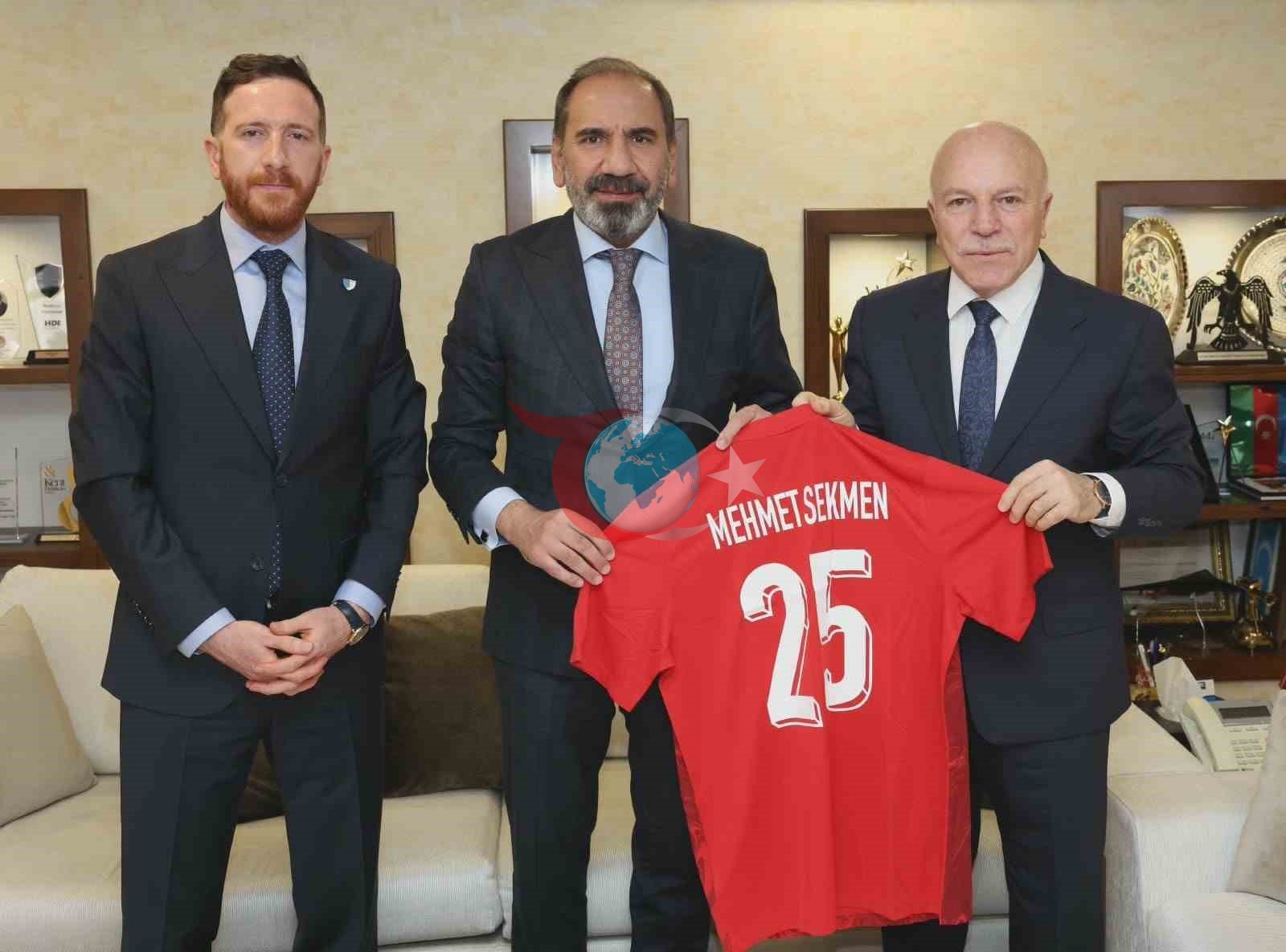 TFF Başkan Vekili Otyakmaz&rsquo;dan Başkan Mehmet Sekmen&rsquo;e ziyaret