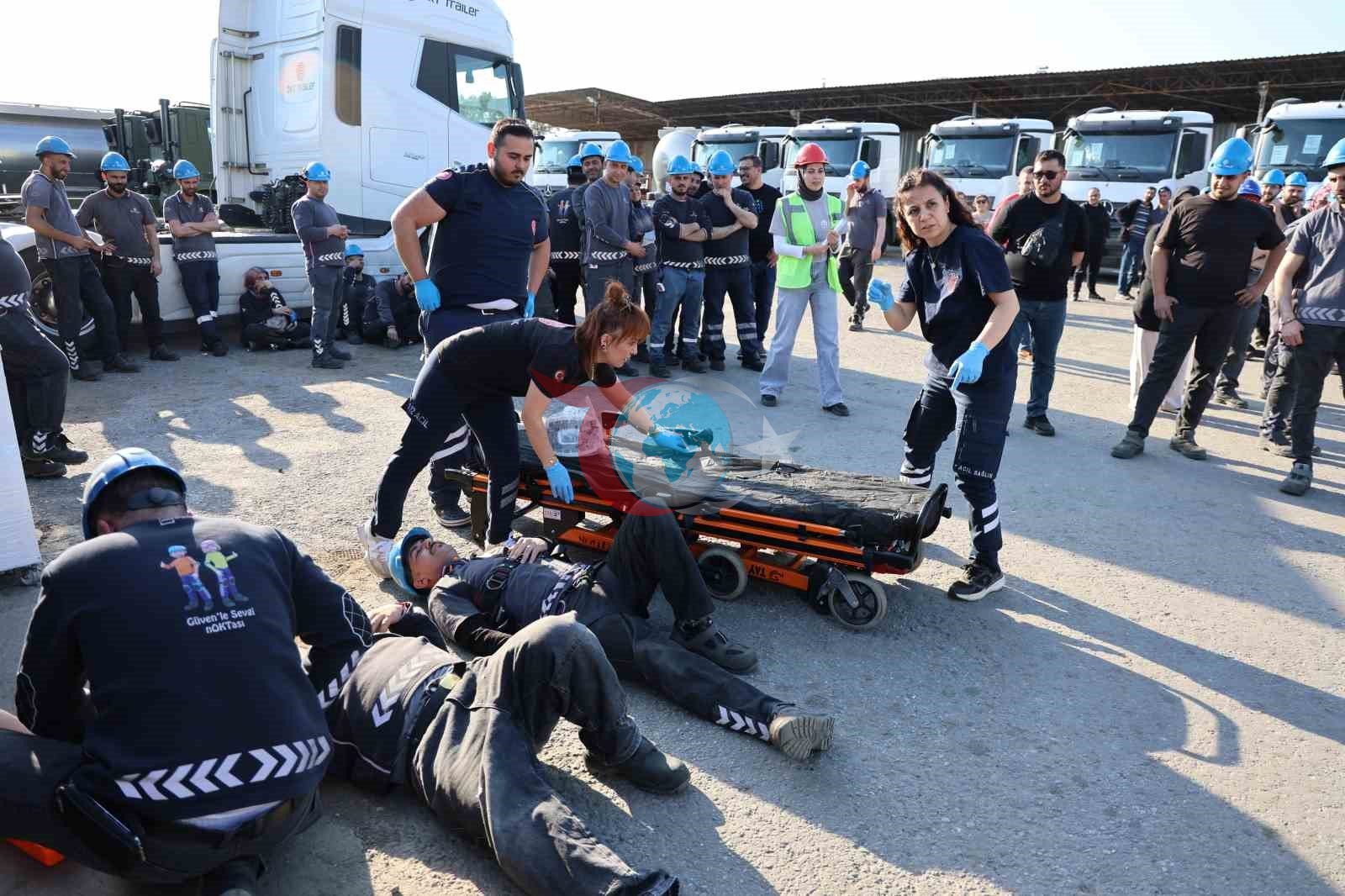 112 Ekipleri Tatbikatı Gerçek Sandı