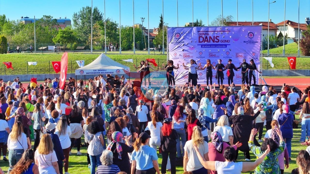 Kadınların ritmi Denizli’ye enerji kattı