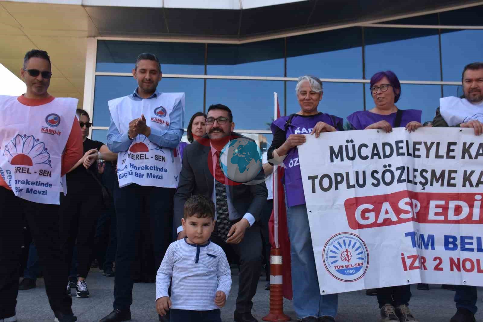 Bayraklı Belediyesi'nde Memurların Eylemi Büyüyor