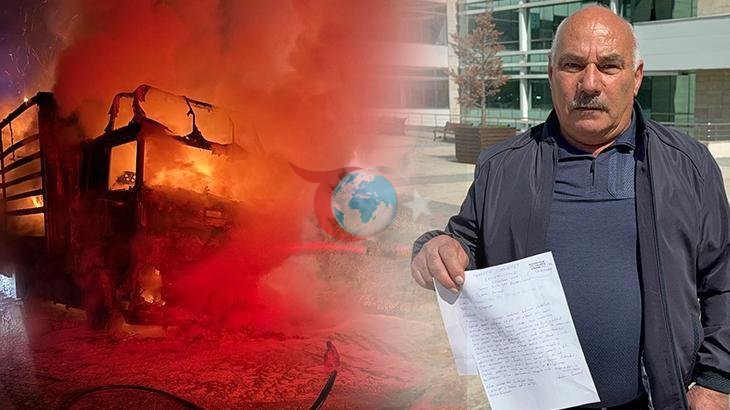 Yanma Tehlikesinden Son Anda Kurtuldu: TIR'ı Alev Topuna Döndü
