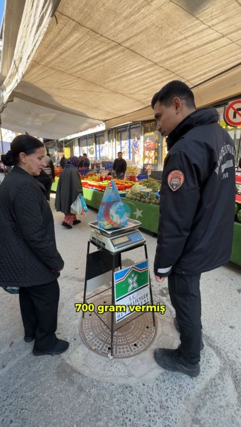 Bahçelievler Pazarında Tartı Hilesi Ortaya Çıktı