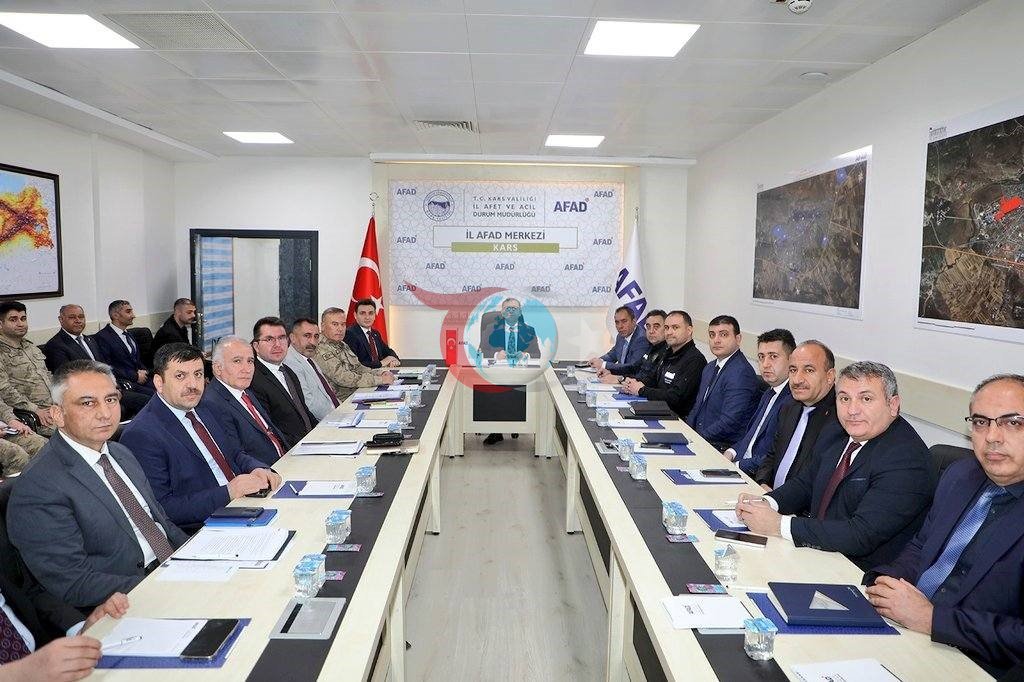 Kars&rsquo;ta afetlere karşı hazırlık masaya yatırıldı