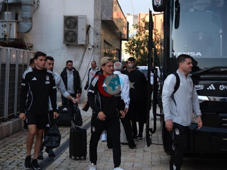 Beşiktaş kafilesi, Gaziantep’e geldi