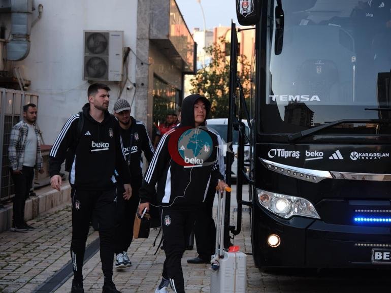 Beşiktaş kafilesi, Gaziantep’e geldi