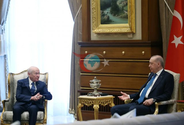 Külliye’de Erdoğan - Bahçeli görüşmesi - Resim: 0