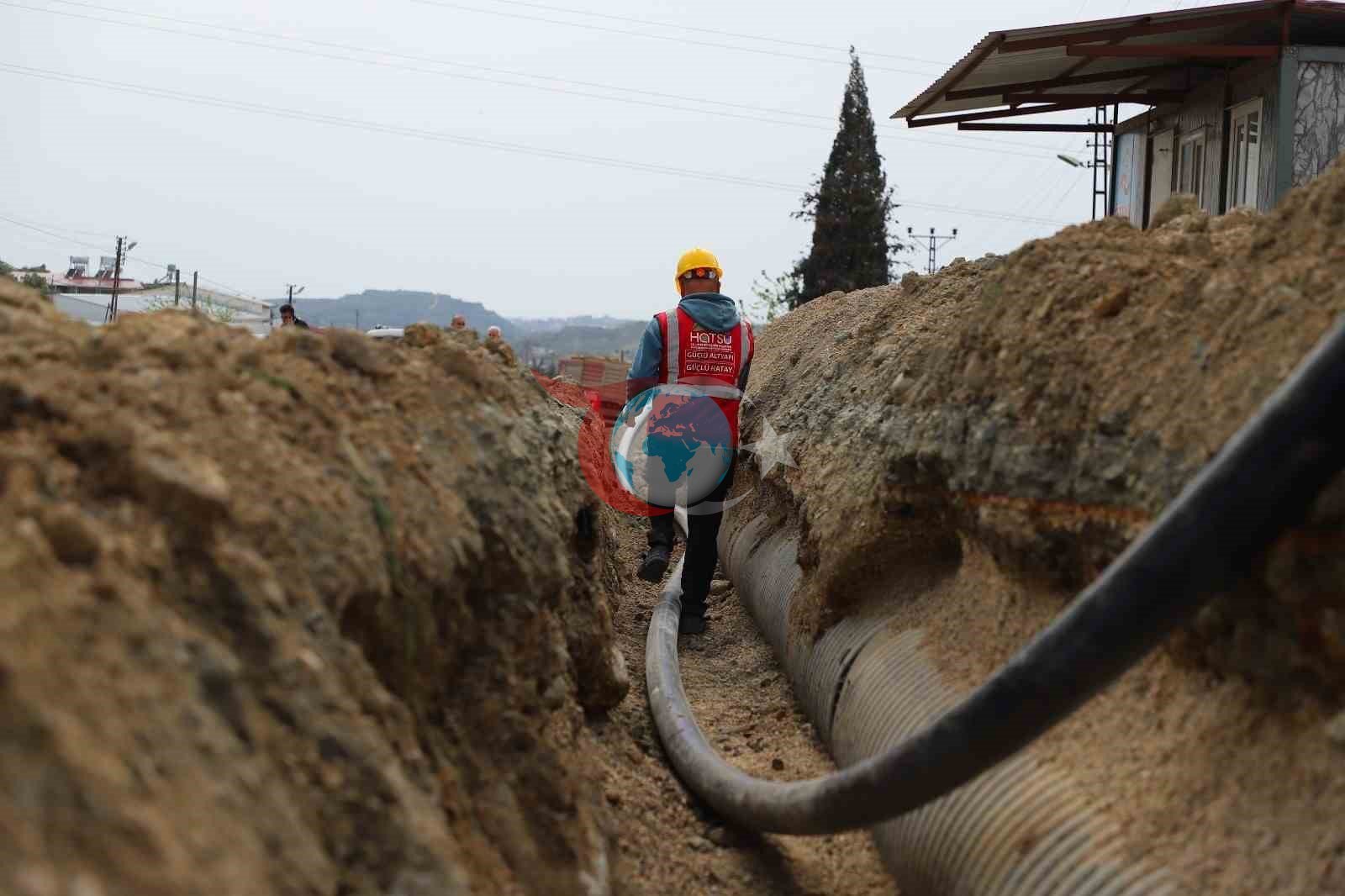 Samandağ&rsquo;da içme suyu şebeke projesinin yüzde 88&rsquo;i tamamlandı