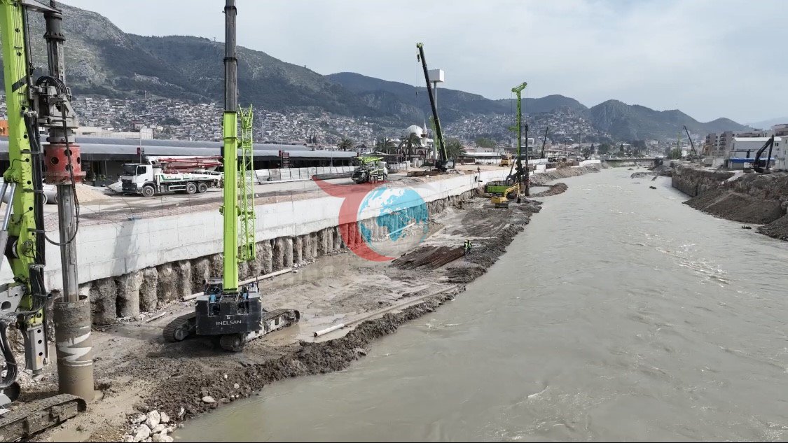 Asi Nehri'nde Devam Eden İyileştirme Çalışmaları Hız Kazandı