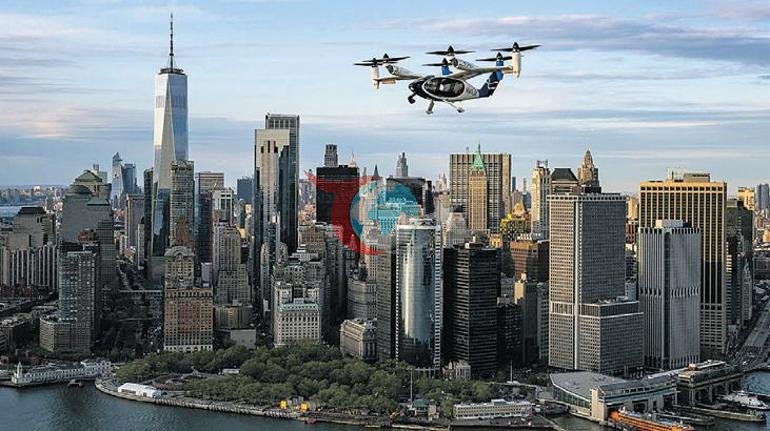 Hava taksi New York semalarında 10 dakikalık devrim