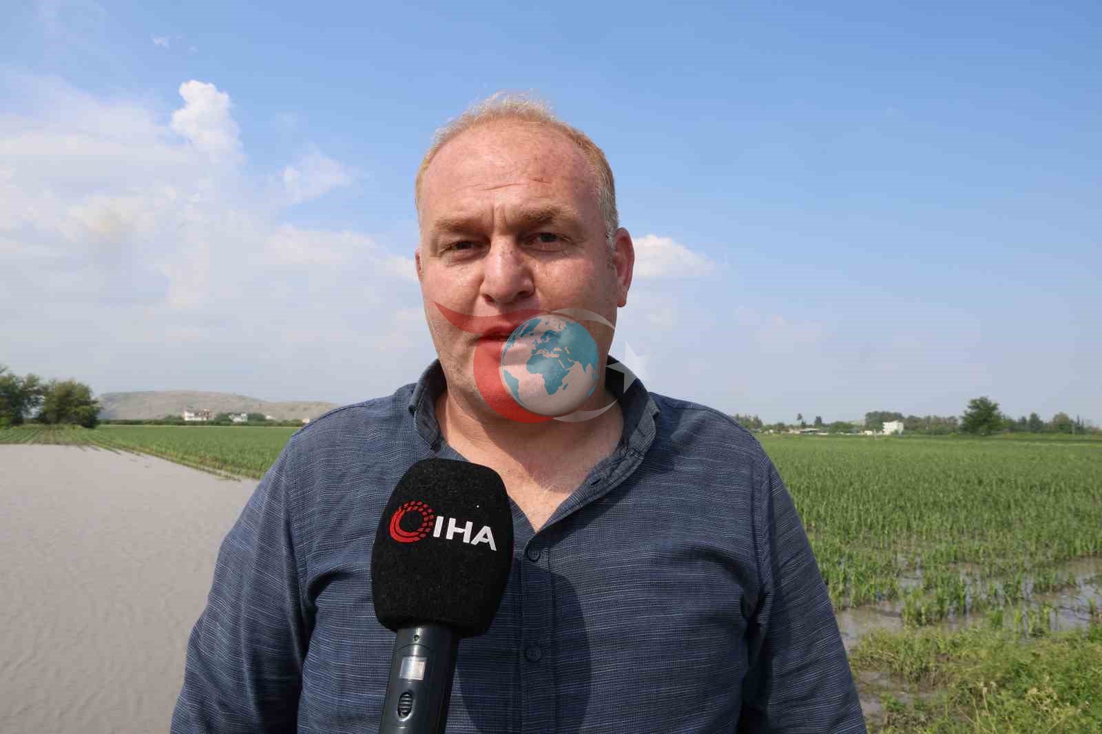 Adana’da tarım arazileri sular altında kaldı