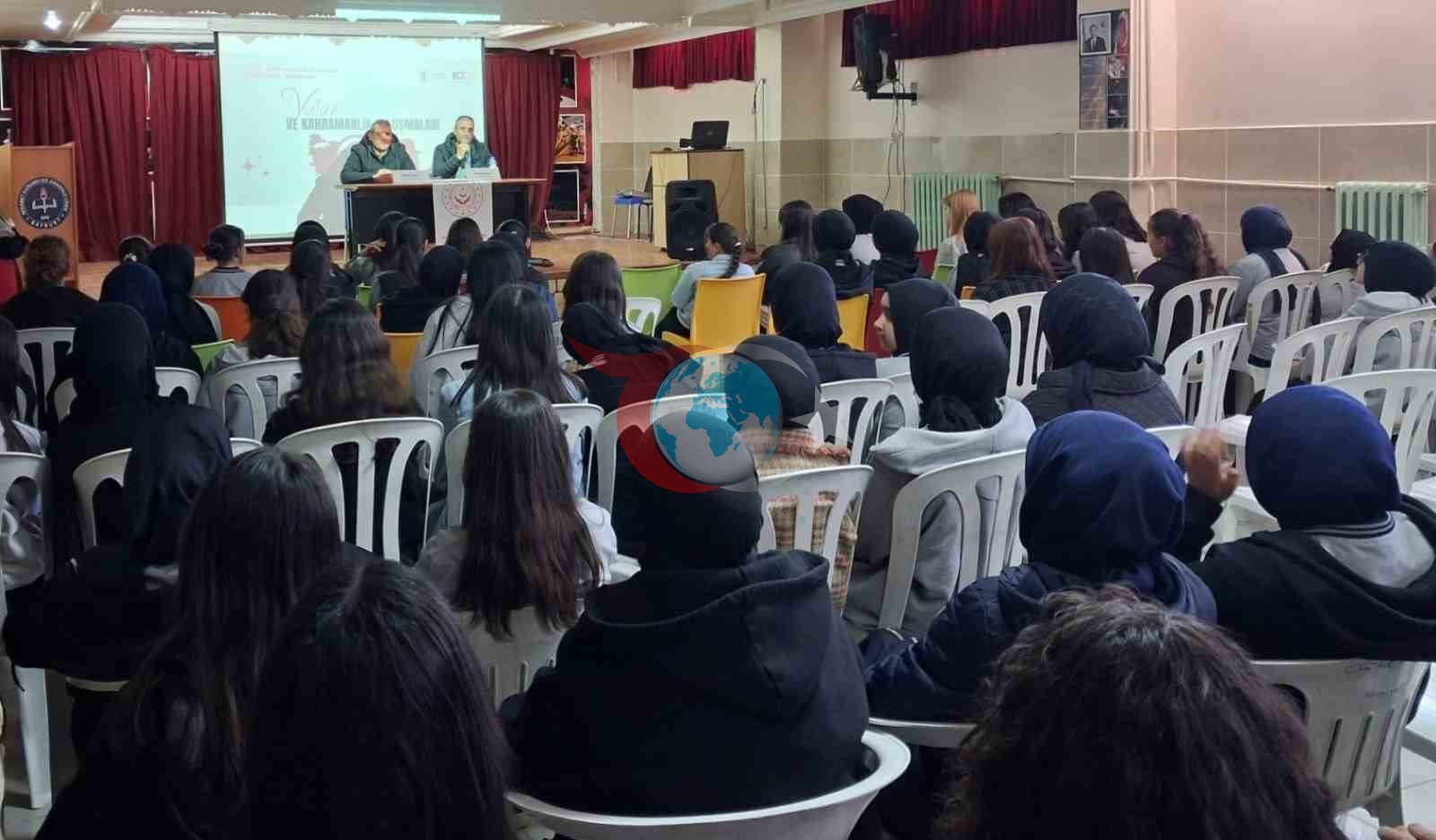 Bayburt'ta Öğrencilere Şehit Serkan Saka'nın Vatan Sevgisi Aşılandı
