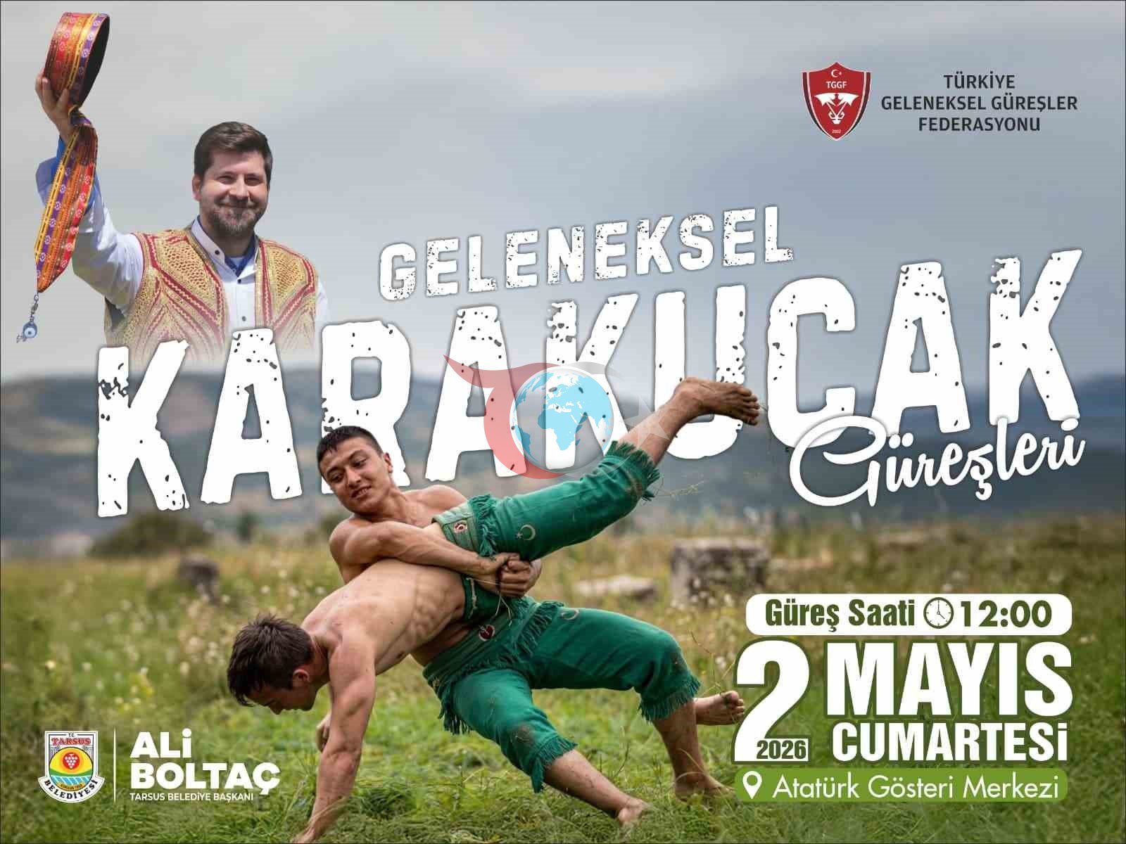 Tarsus’ta 400'den Fazla Güreşçi Er Meydanında Buluşacak