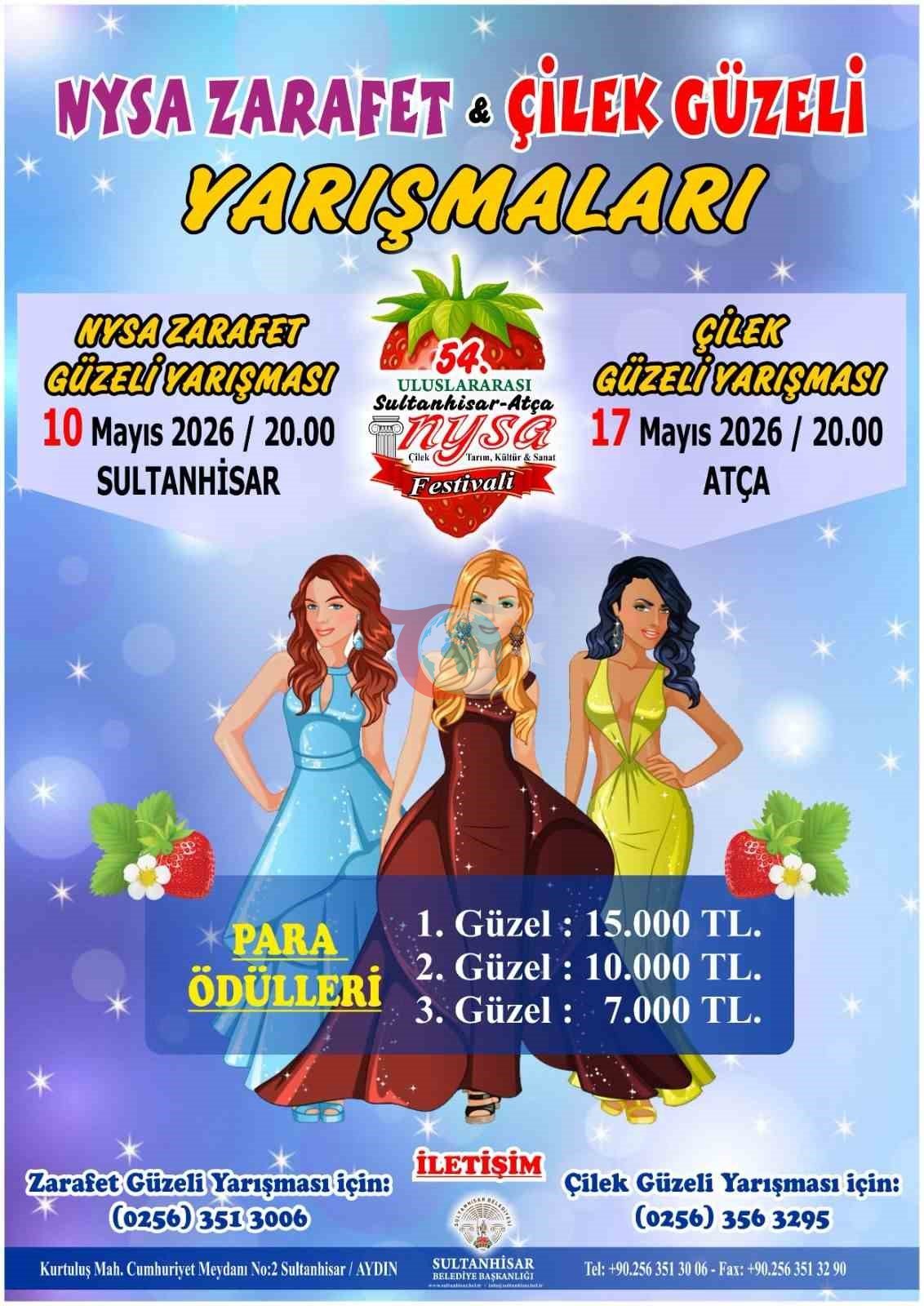 Sultanhisar&rsquo;da güzellik yarışmalarının tarihleri belli oldu