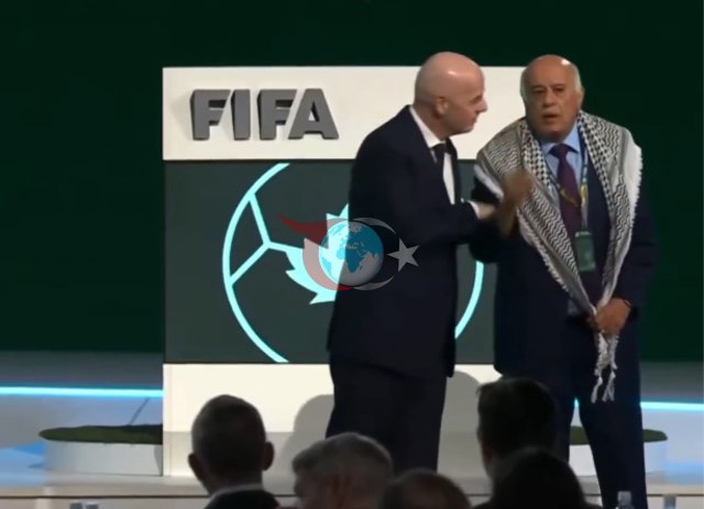 Filistin Futbol Federasyonu Başkanı, FIFA Kongresi'nde İsrailli temsilciyle tokalaşmadı - Resim: 1