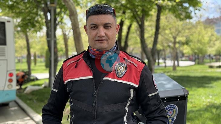Polisler Boğazına Erik Kaçan Sürücüyü Kurtardı
