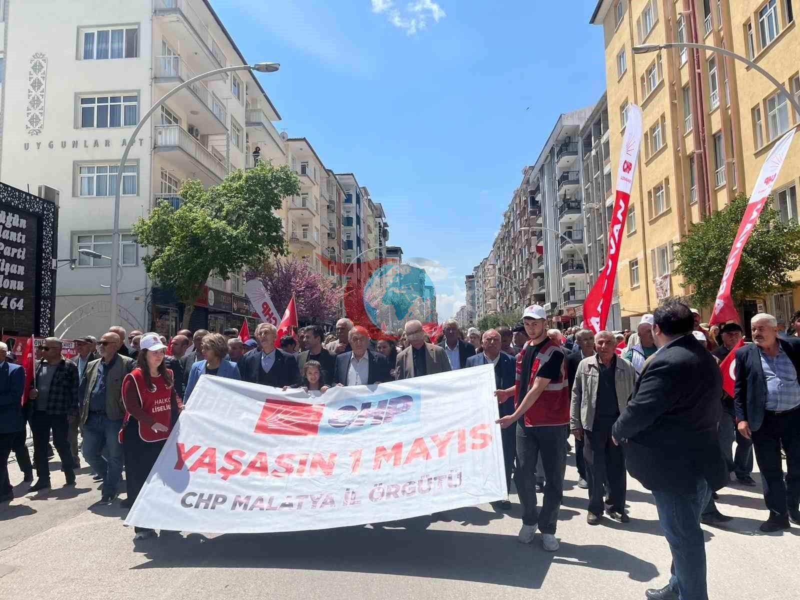 Malatya'da 1 Mayıs Coşkuyla Kutlandı