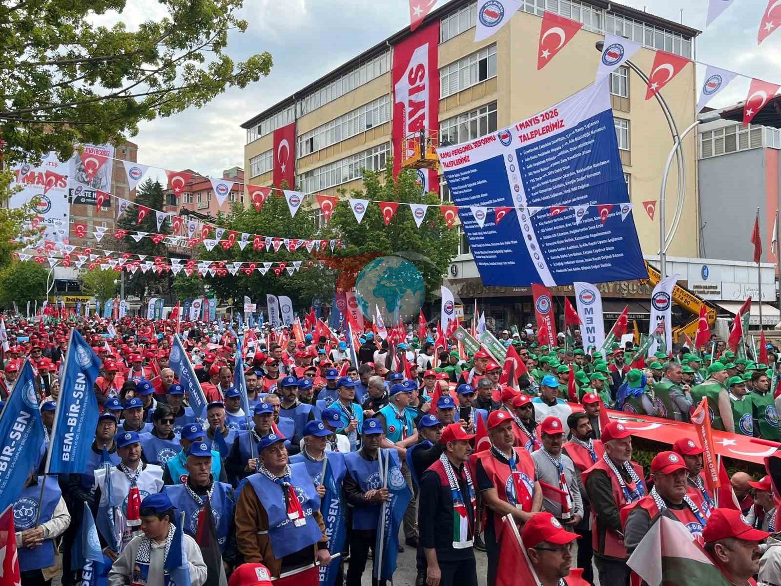 Memur-Sen, 1 Mayıs&rsquo;ı Çorum&rsquo;da kutladı