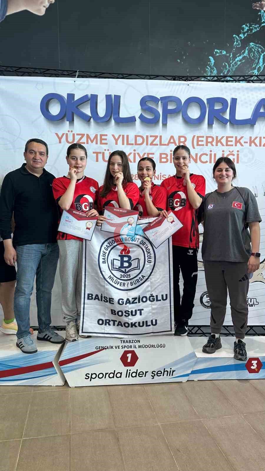 Bursa&rsquo;da ortaokul öğrencileri Türkiye şampiyonu