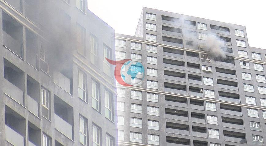 Esenyurt'ta Çok Katlı Binada Korkutan Yangın: 32. Katta Alevler Yükseldi
