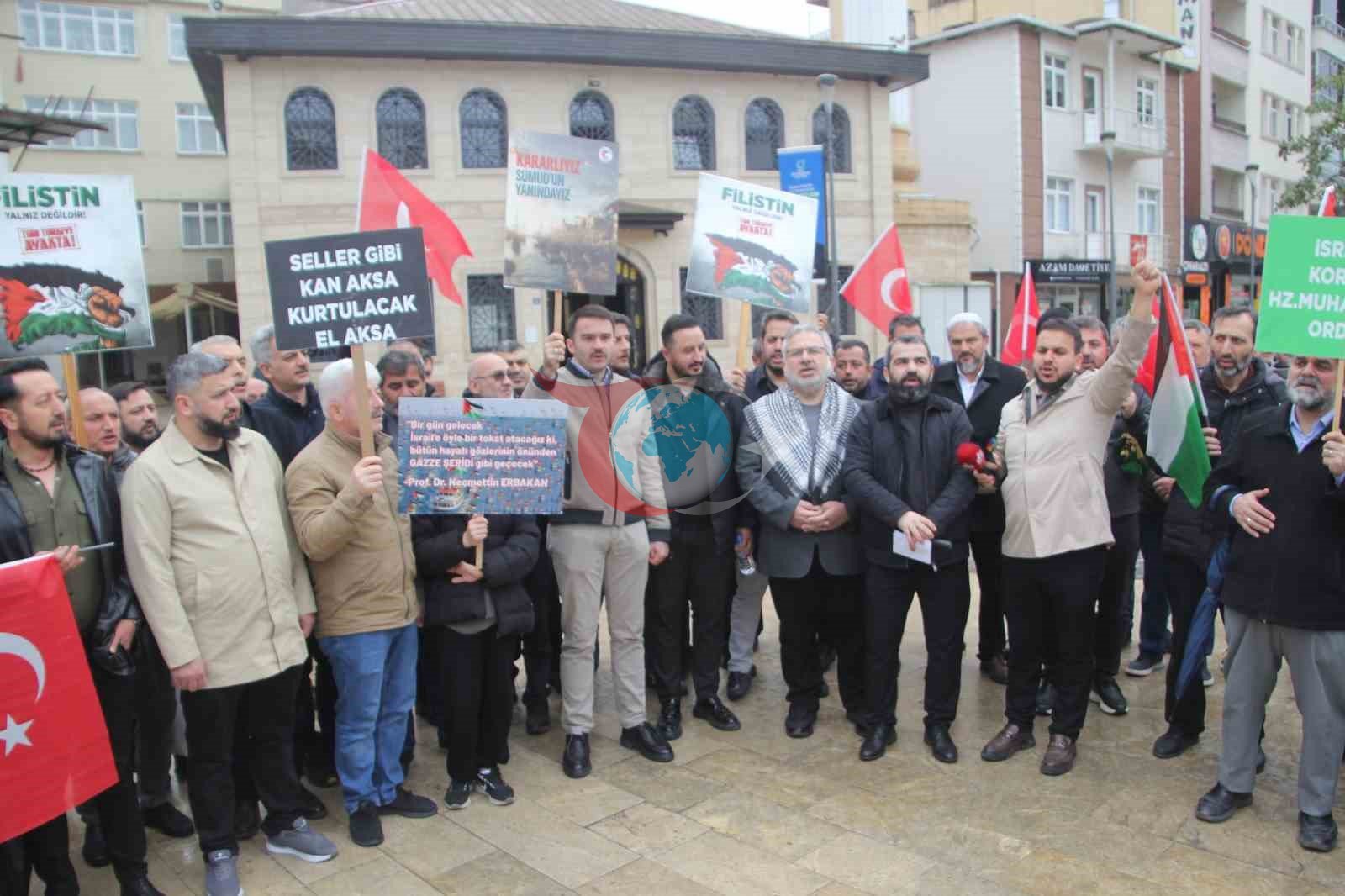 Ordu'da Sivil Toplumdan Sumud Filosu'na Müdahaleye Sert Tepki