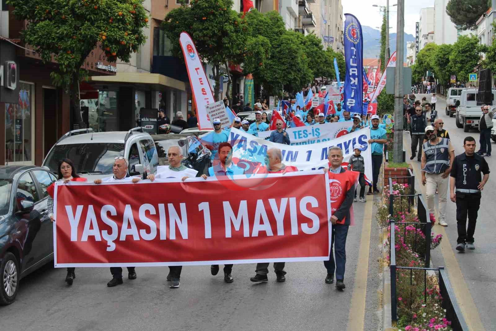 Aydın'da İşçiler İçin Düzenlenen Yürüyüş